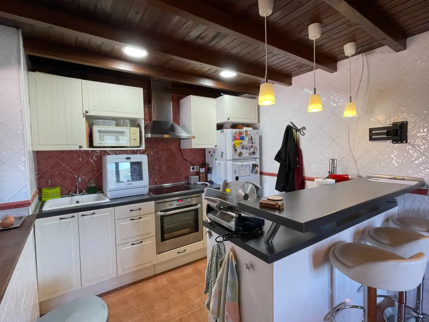 Kitchen of Detached homes for sale in Mieres (Asturias)  with Heating, Private garden and Terrace