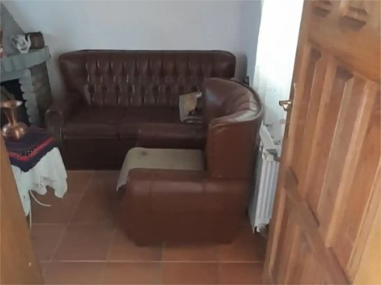 Sala de estar de Piso en venta en Viana do Bolo con Jardín privado, Amueblado y Balcón