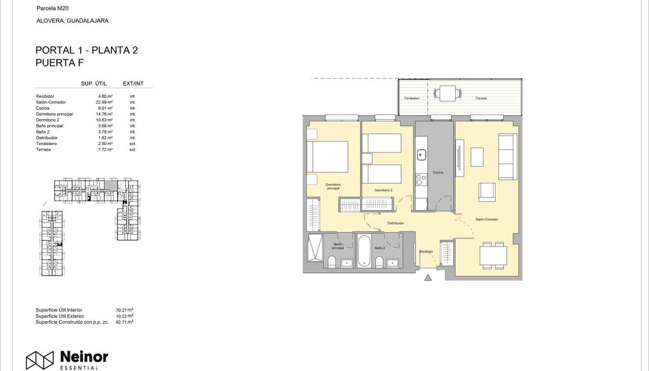 Foto 1 de Piso en venta en    Avenida Castilla, Alovera, Guadalajara