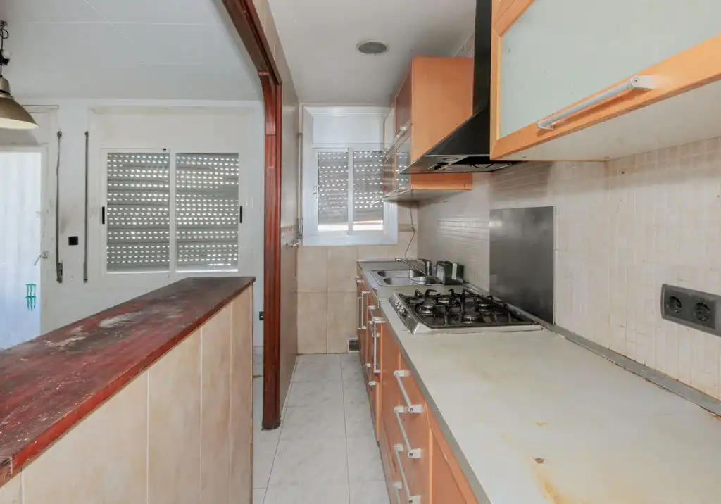 Cocina de Apartamento en venta en Terrassa