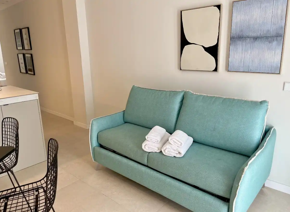 Sala d'estar de Apartament en venda en Valencia amb Aire condicionat i Moblat