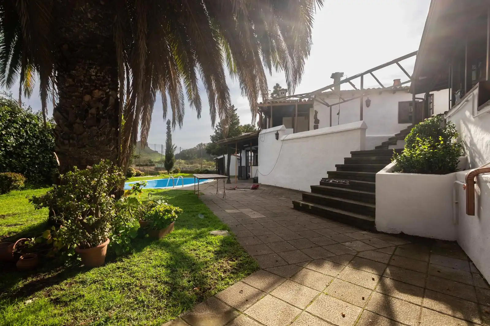 Jardí de Finca rústica en venda en Tacoronte amb Jardí privat, Terrassa i Piscina