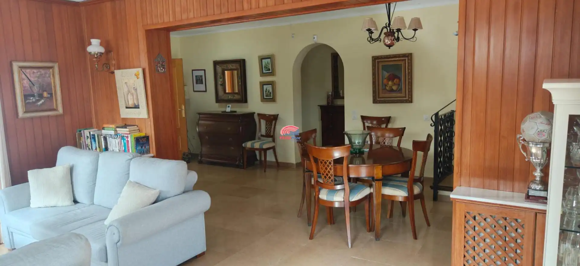 Dining room of Houses for sale in Sagunto / Sagunt  with Air Conditioner, Heating and Private garden