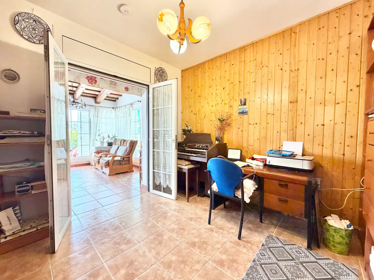 Living room of Houses for sale in Canyelles  with Air Conditioner, Heating and Private garden