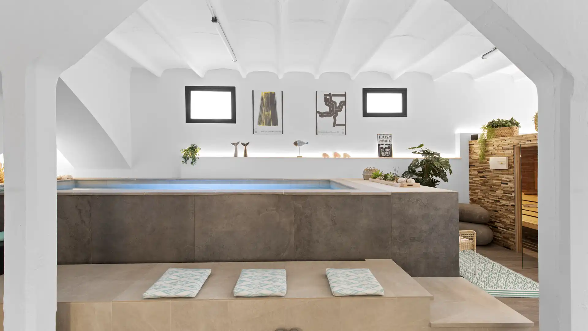 Schwimmbecken von Haus oder Chalet zum Verkauf in  Palma de Mallorca mit Klimaanlage, Heizung und Terrasse