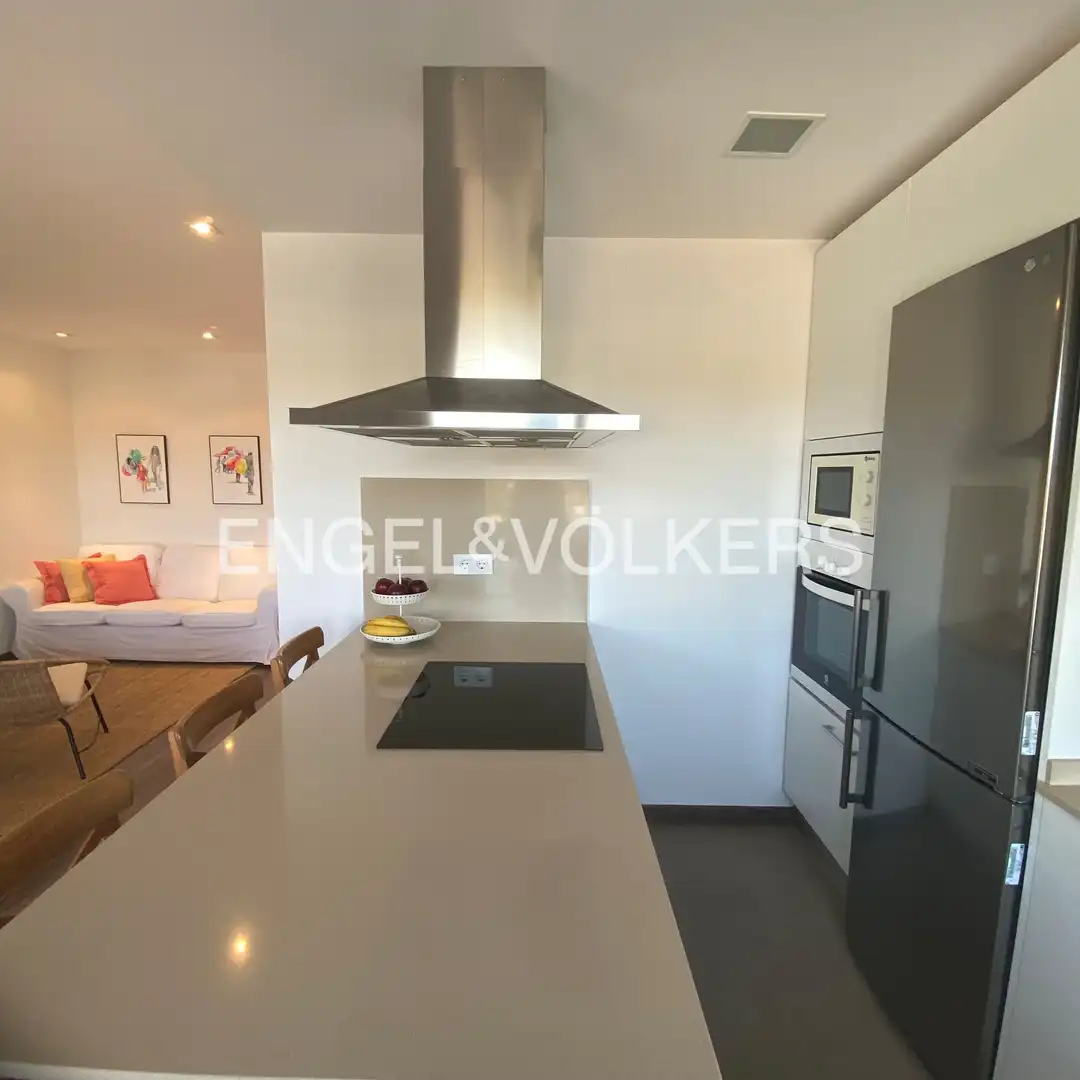 Küche von Wohnung zur Miete in Sitges mit Klimaanlage, Heizung und Terrasse