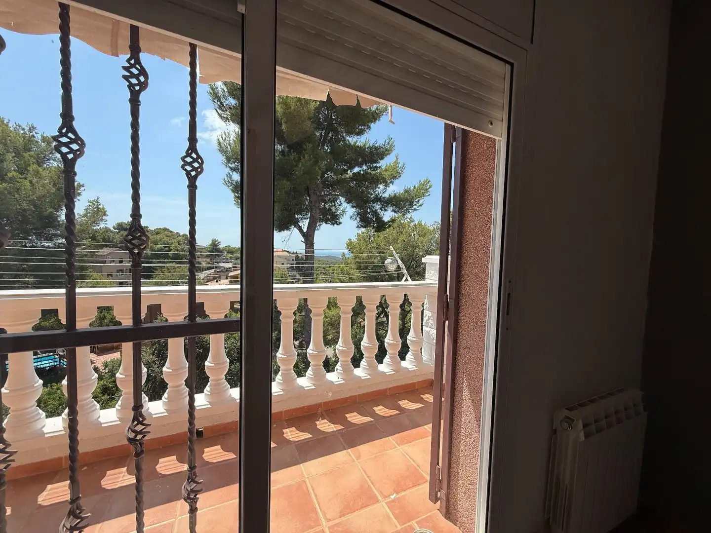 Balcony of Houses for sale in Calafell  with Air Conditioner and Heating