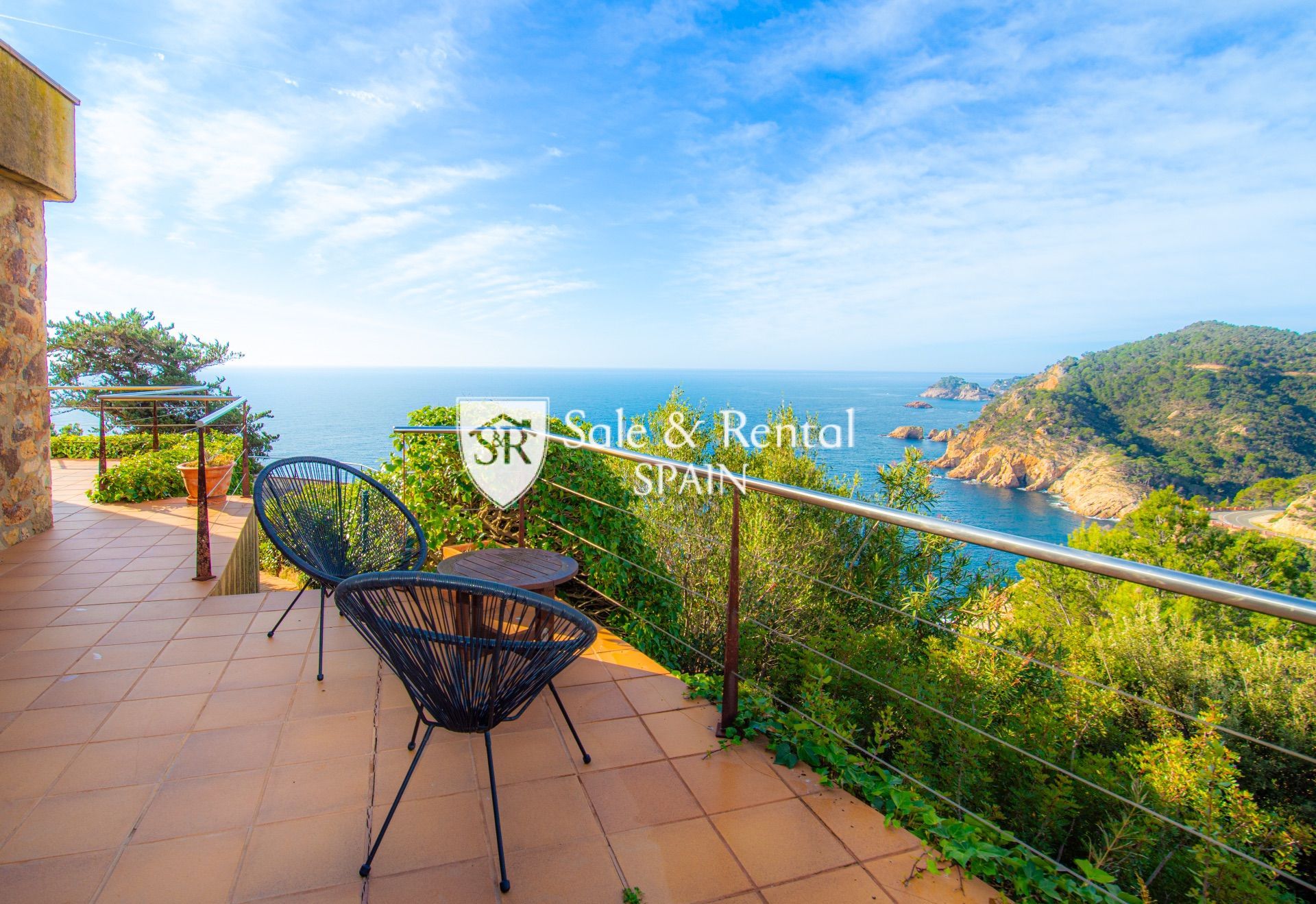 Terrassa de Casa o xalet en venda en Tossa de Mar amb Aire condicionat, Calefacció i Jardí privat