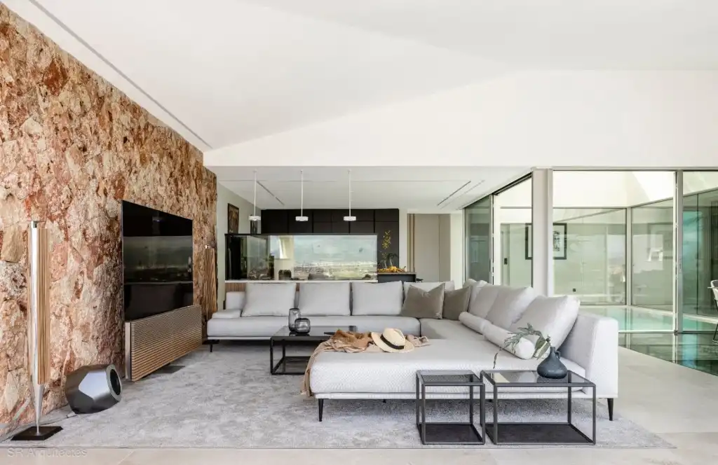 Sala de estar de Casa adosada en venta en Costitx con Aire acondicionado, Calefacción y Terraza