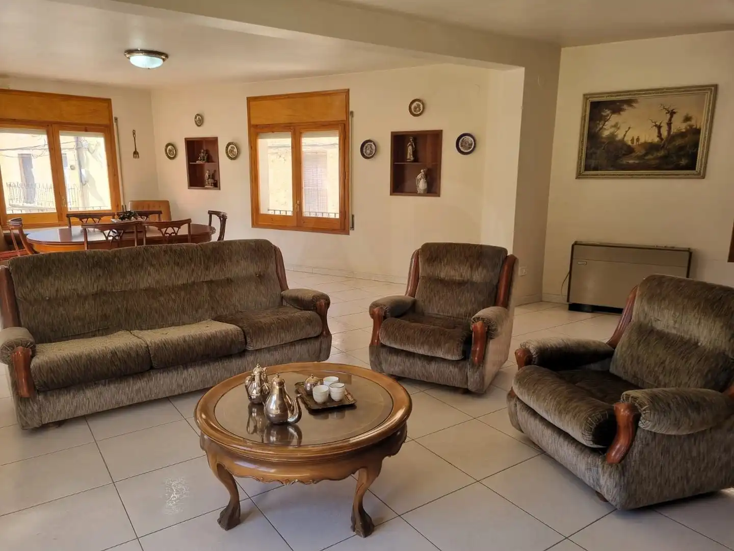 Sala d'estar de Finca rústica en venda en Ginestar amb Calefacció i Terrassa