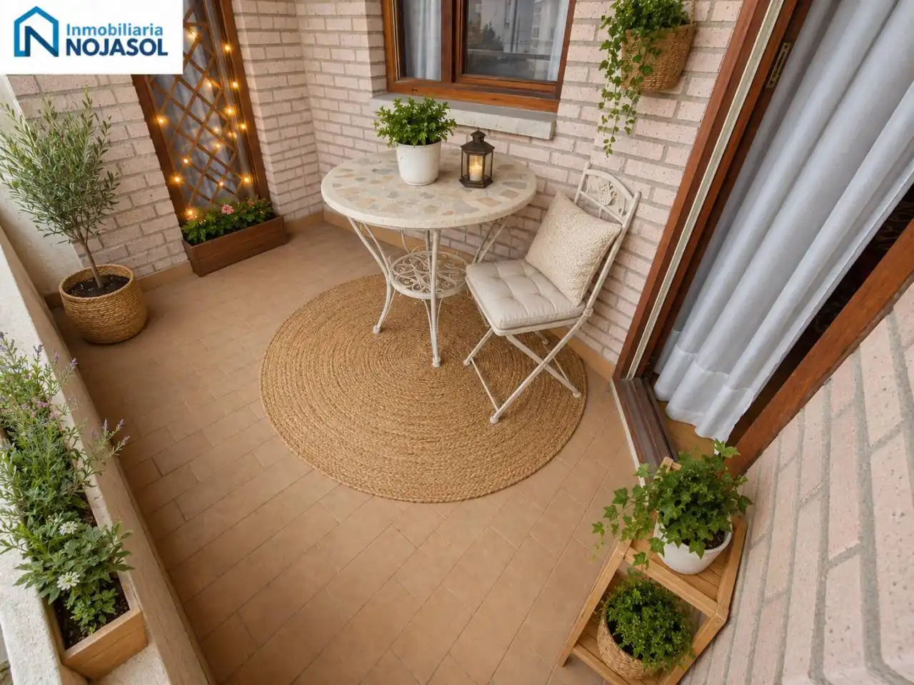 Terraza de Piso en venta en Hazas de Cesto con Parquet, Terraza y Amueblado
