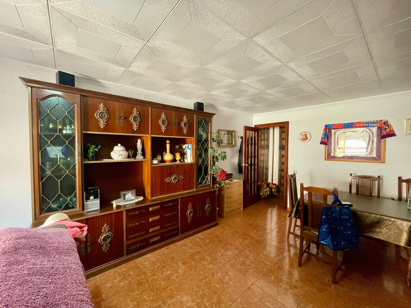 Sala d'estar de Pis en venda en Badalona amb Calefacció i Balcó
