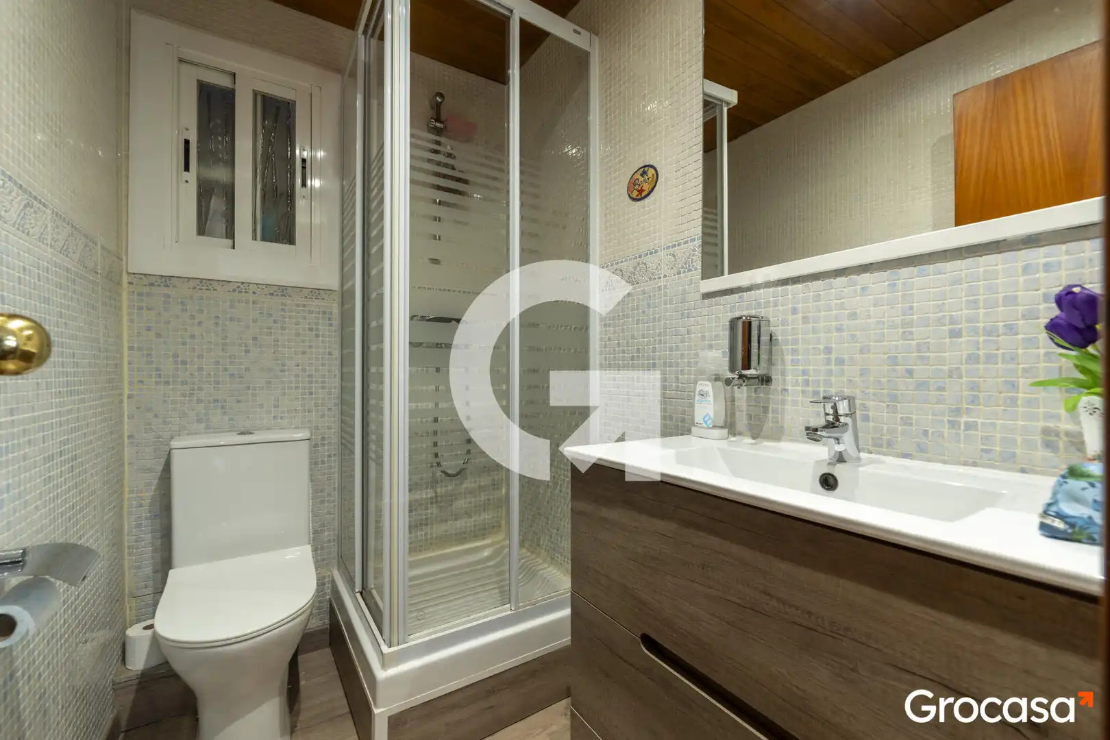Bathroom of Flat for sale in Barcelona  with Balcony