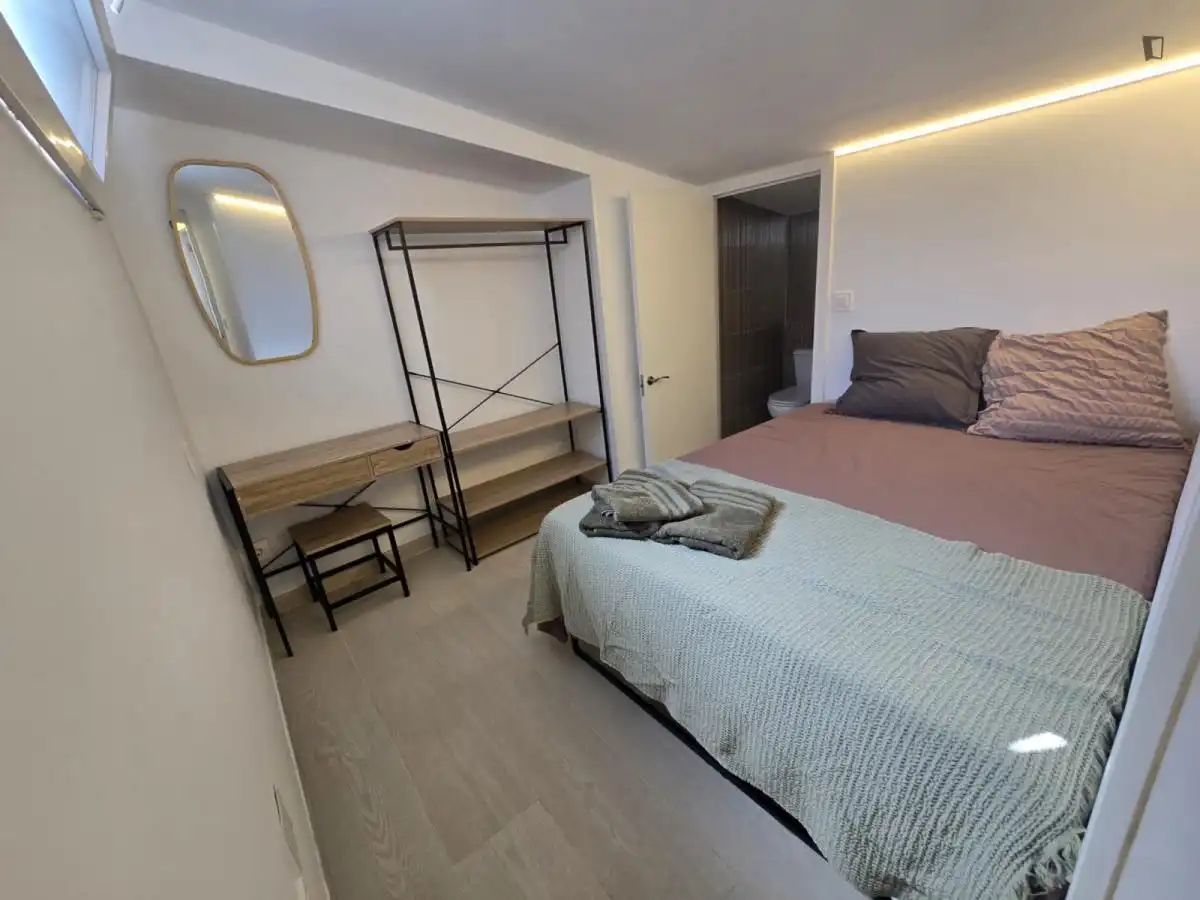 Schlafzimmer von Haus oder Chalet zur Miete in Madrid mit Klimaanlage, Möbliert und Waschmaschine