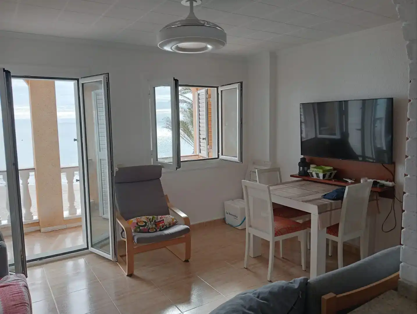 Wohnzimmer von Wohnungen zur Miete in Pilar de la Horadada mit Klimaanlage und Balkon