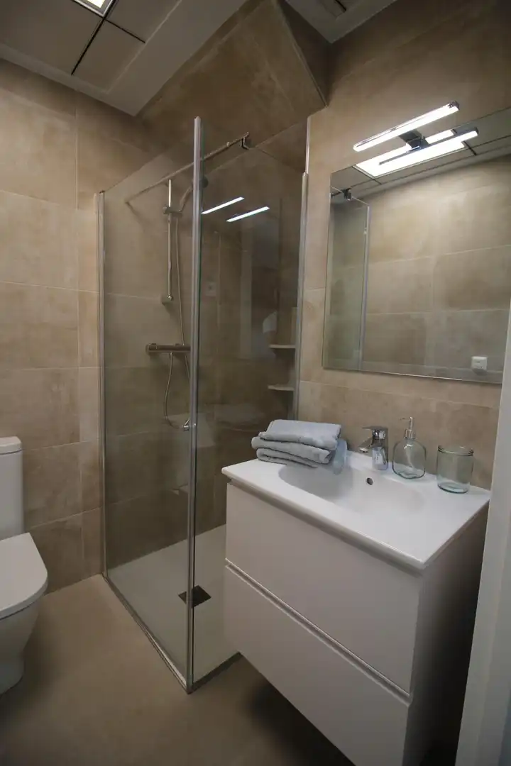Baño de Dúplex en venta en Pilar de la Horadada con Aire acondicionado, Calefacción y Jardín privado