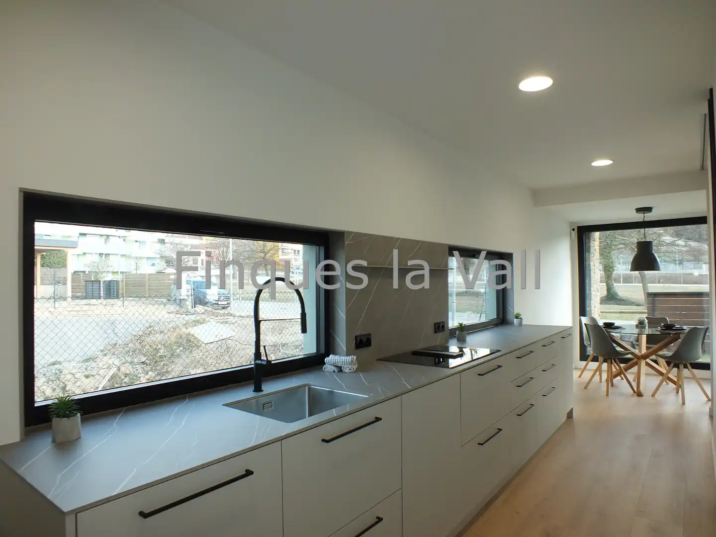 Cocina de Casa o chalet en venta en Santa Eugènia de Berga con Jardín privado, Parquet y Horno