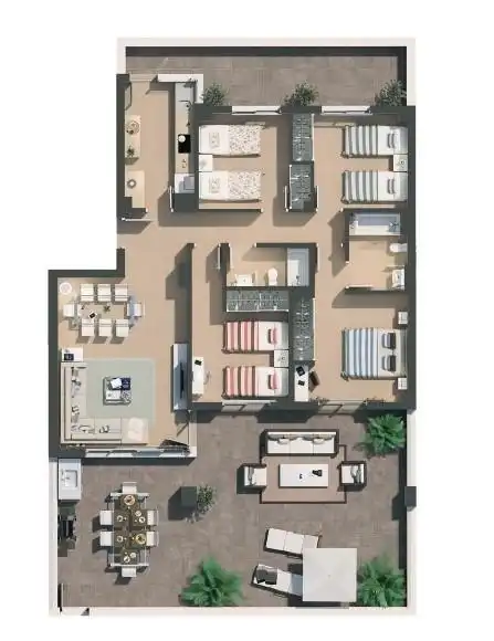 Piso en venta en Málaga con Jardín privado, Terraza y Piscina comunitaria