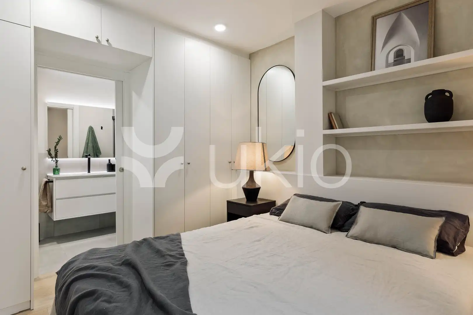 Bedroom of Apartments for rent in Barcelona  with Air Conditioner, Heating and Terrace