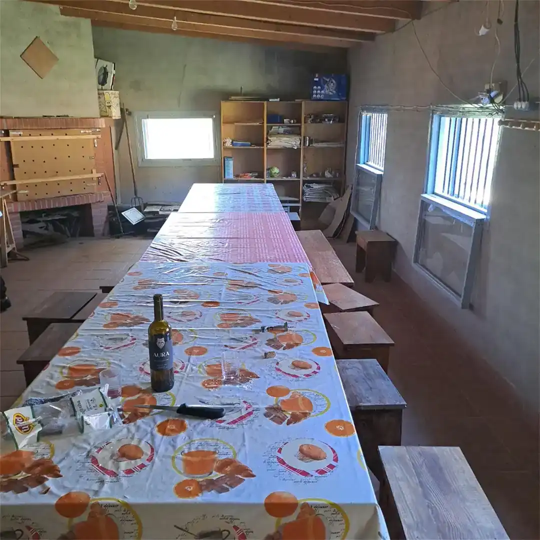 Menjador de Finca rústica en venda en Pozuelo del Páramo amb Moblat