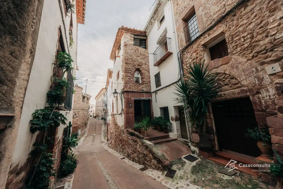 Exterior view of Houses for sale in Vilafamés  with Air Conditioner, Heating and Terrace