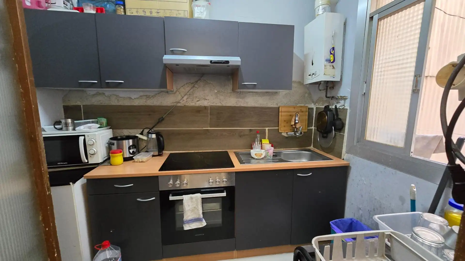 Kitchen of Flat for sale in Barcelona  with Air Conditioner, Heating and Terrace