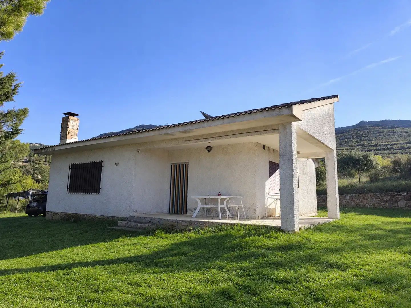 Vista exterior de Casa o chalet en venta en Berzosa del Lozoya con Jardín privado y Terraza