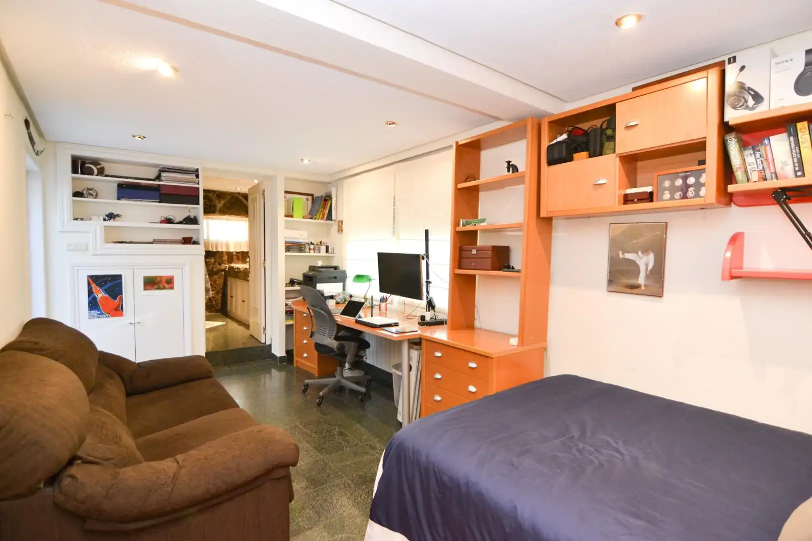 Bedroom of Houses for sale in Villanueva de la Cañada  with Air Conditioner, Private garden and Terrace