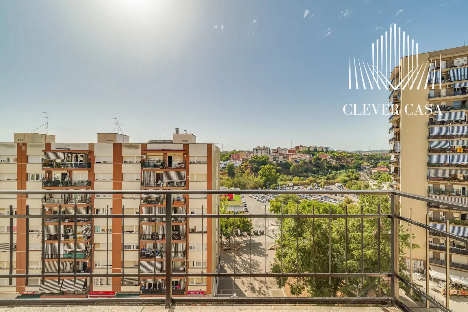 Exterior view of Flat for sale in Rubí  with Heating, Terrace and Furnished