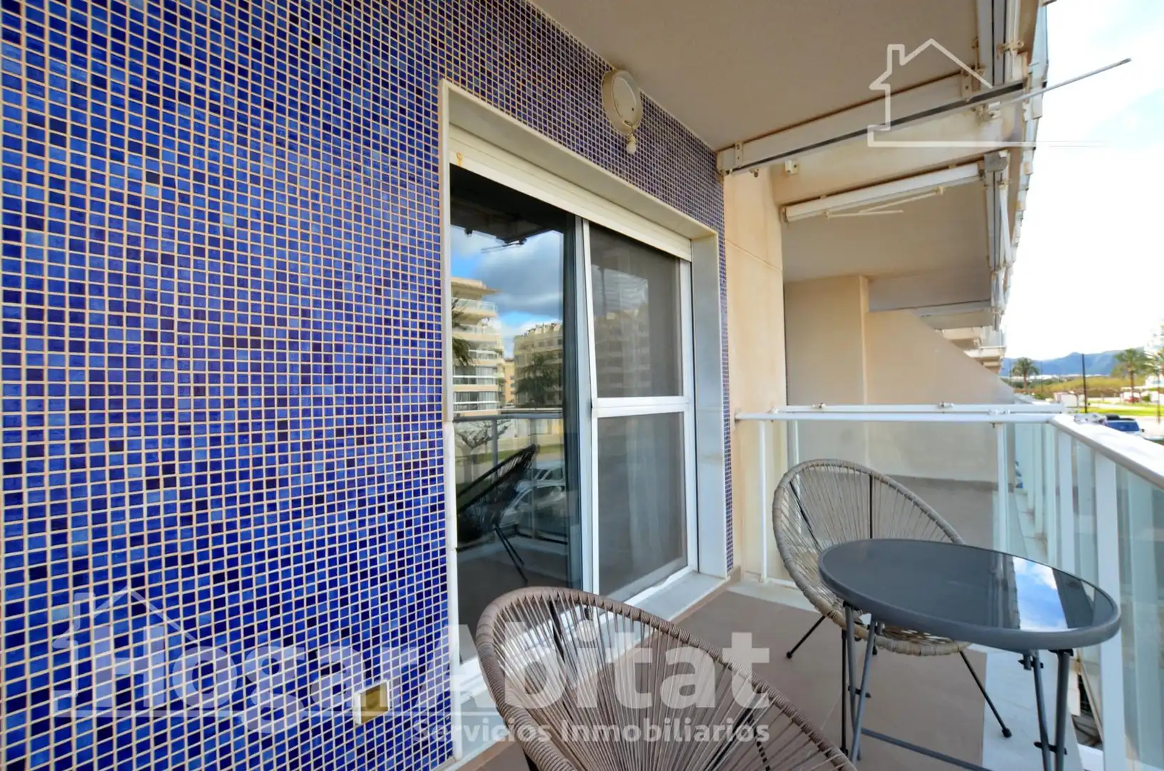 Exterior view of Flat for sale in Daimús  with Air Conditioner, Terrace and Balcony