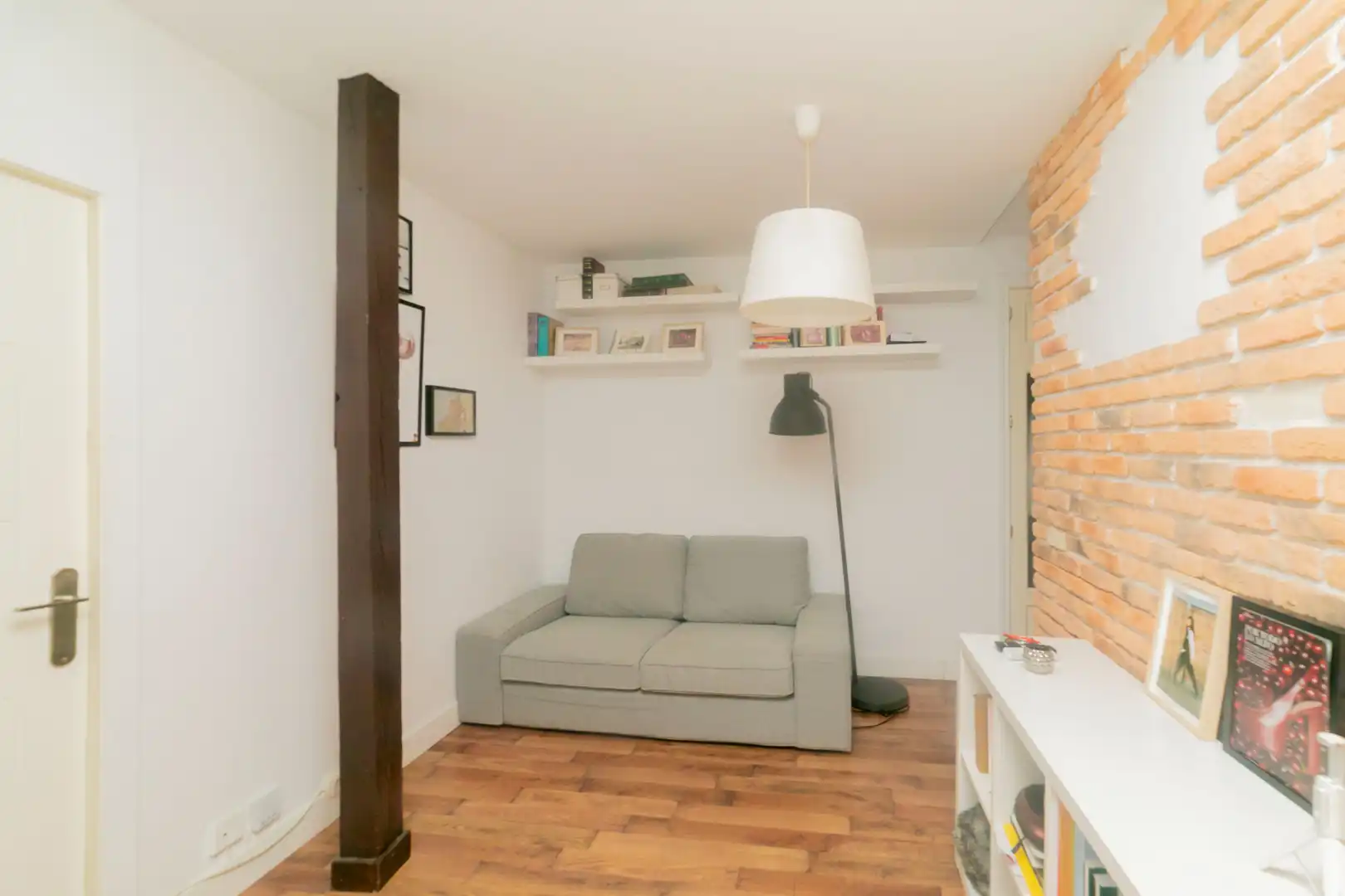 Sala de estar de Piso de alquiler en Madrid con Aire acondicionado, Calefacción y Amueblado