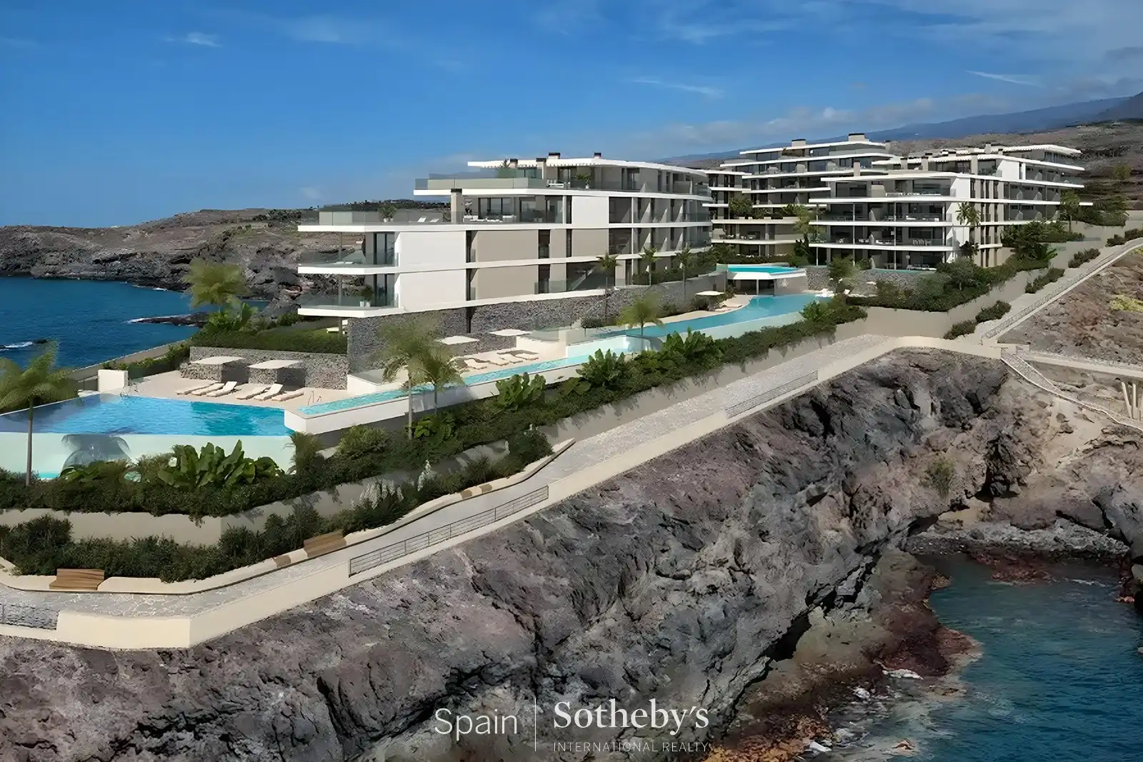 Piscina de Apartament en venda en Adeje amb Aire condicionat, Jardí privat i Terrassa
