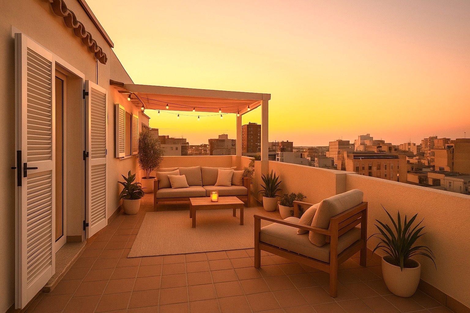 Terrace of Attic for sale in  Palma de Mallorca  with Air Conditioner, Heating and Terrace