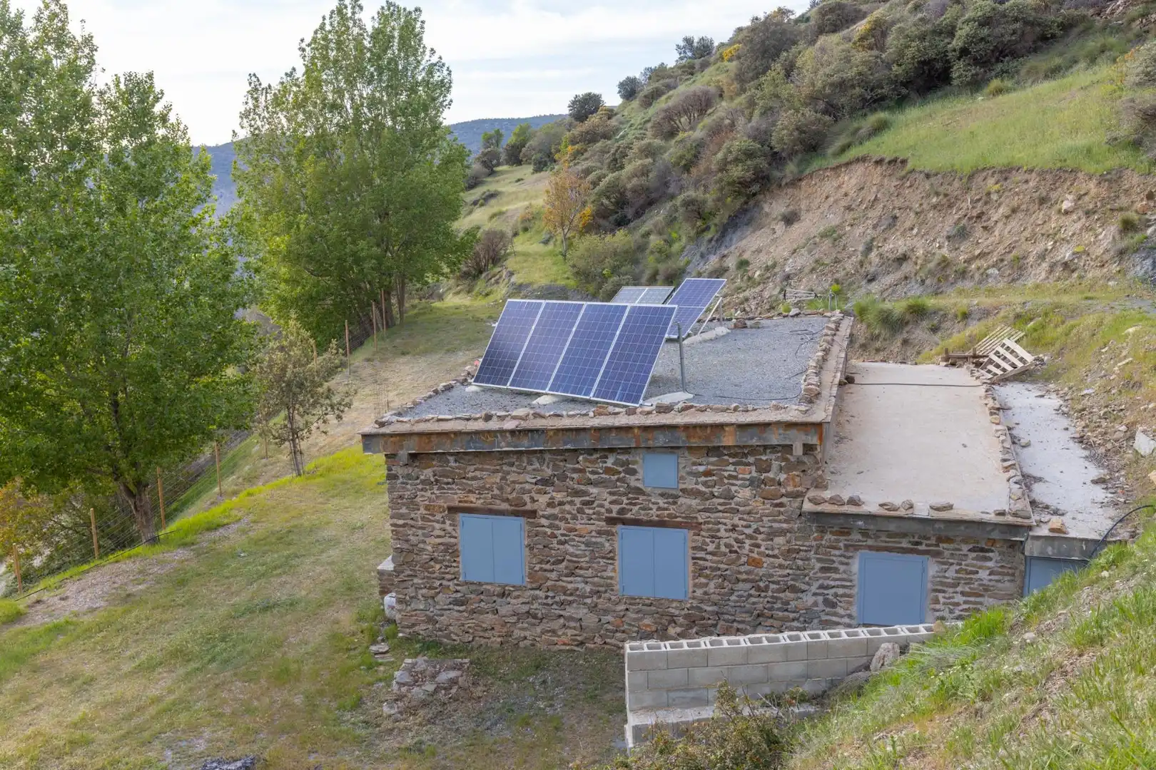 Vista exterior de Finca rústica en venta en Nigüelas con Amueblado