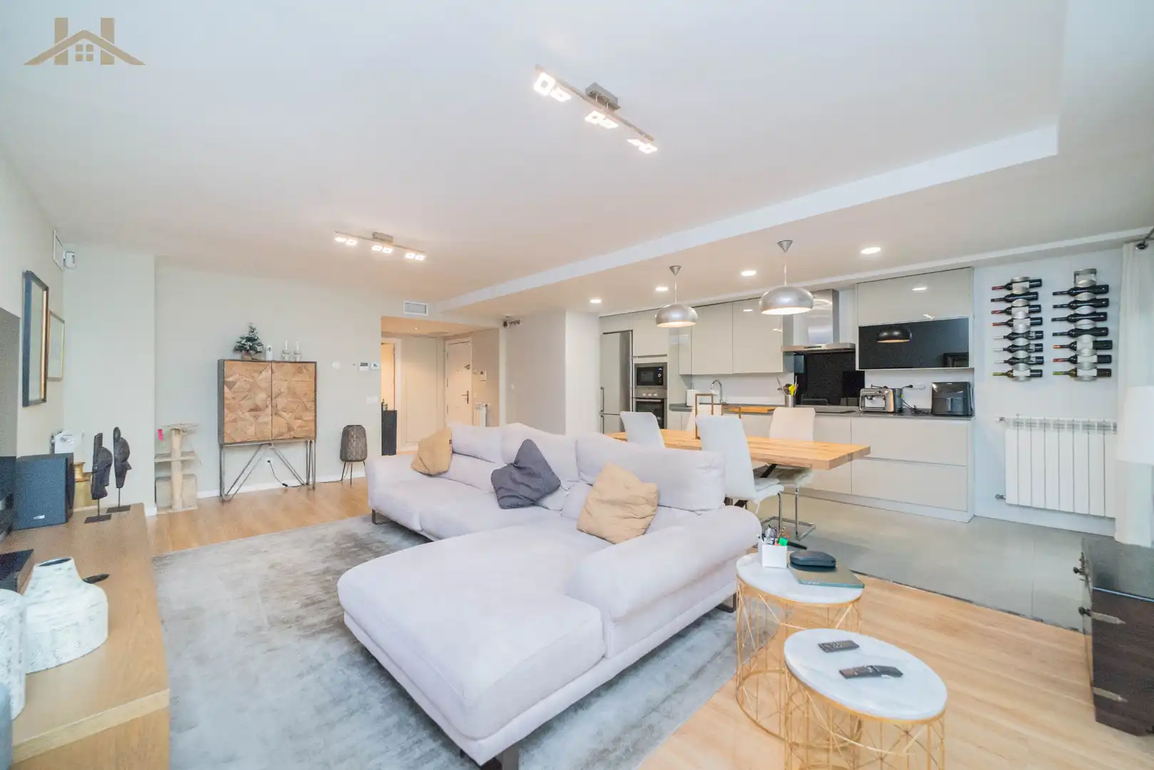 Sala de estar de Planta baja en venta en Rivas-Vaciamadrid con Aire acondicionado, Calefacción y Parquet