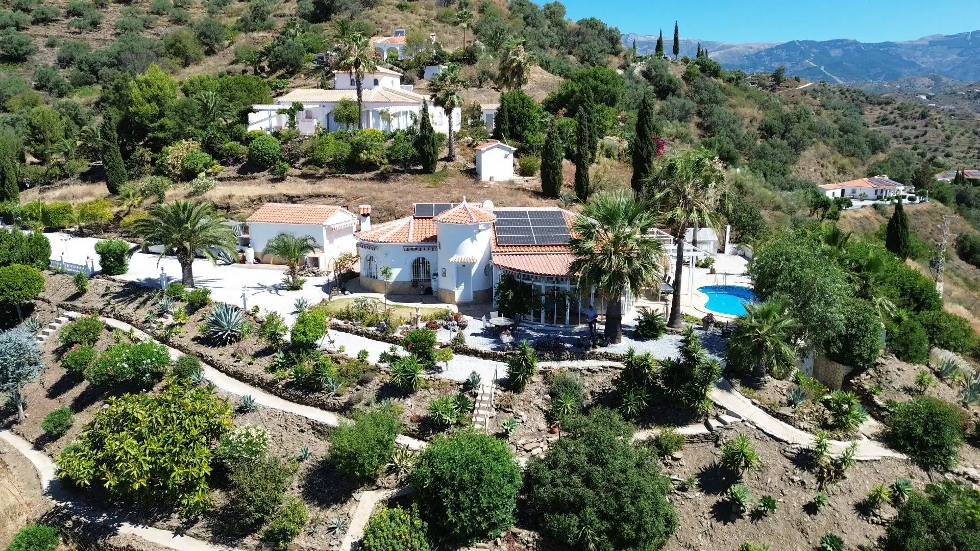 Vista exterior de Finca rústica en venda en Arenas amb Aire condicionat, Jardí privat i Terrassa