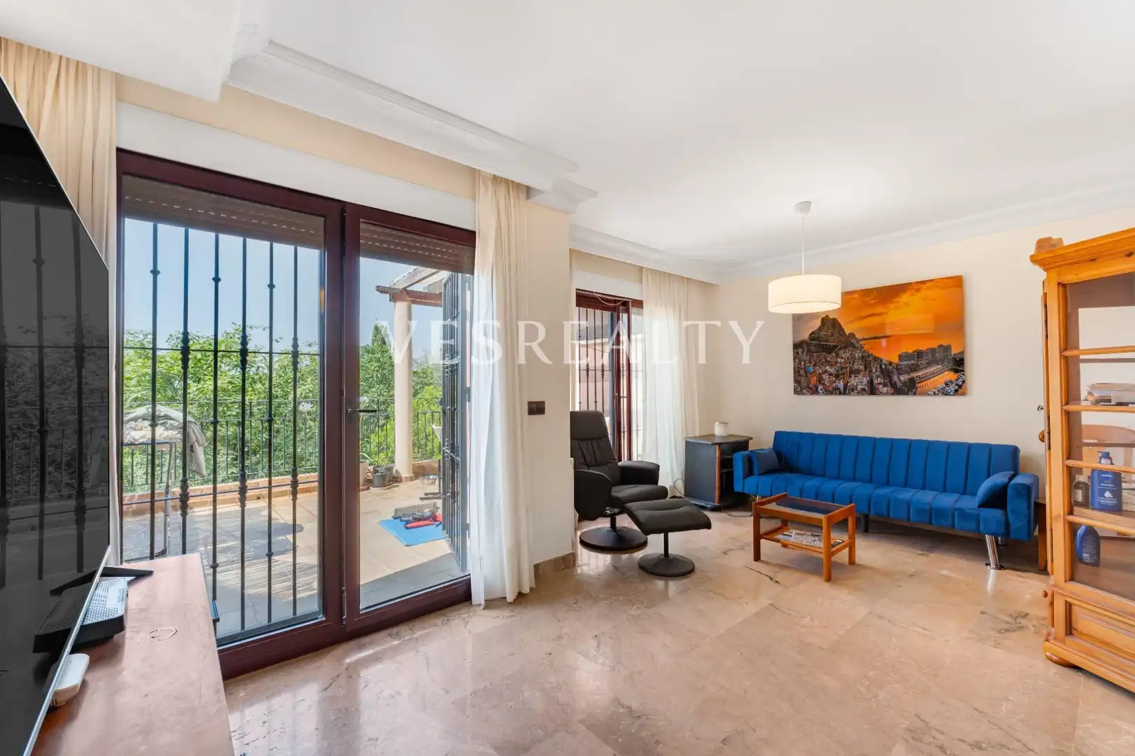 Sala d'estar de Casa o xalet en venda en Sant Joan d'Alacant amb Jardí privat, Terrassa i Balcó