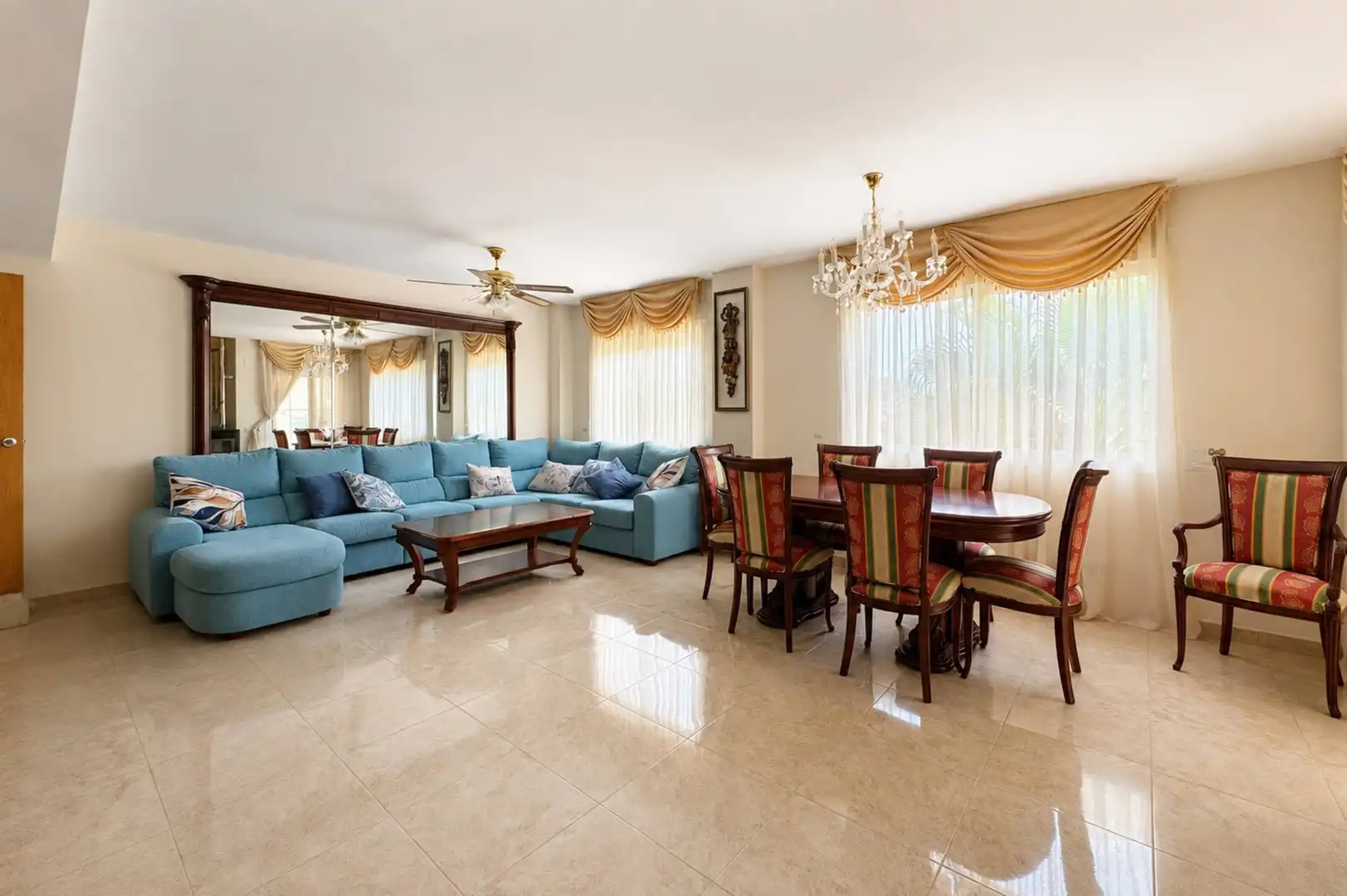 Sala de estar de Ático en venta en Jávea / Xàbia con Aire acondicionado, Calefacción y Jardín privado