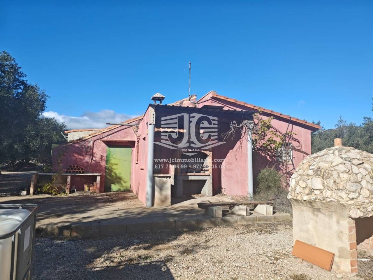 Vista exterior de Finca rústica en venta en Mas de Barberans con Jardín privado y Amueblado