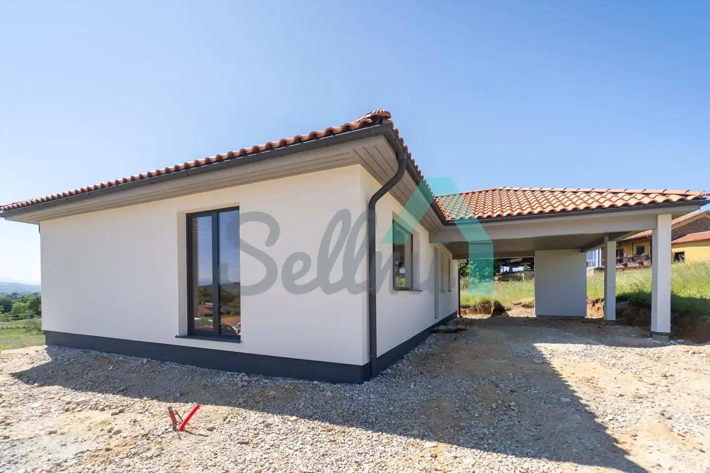 Vista exterior de Casa o xalet en venda en Siero amb Calefacció, Jardí privat i Terrassa