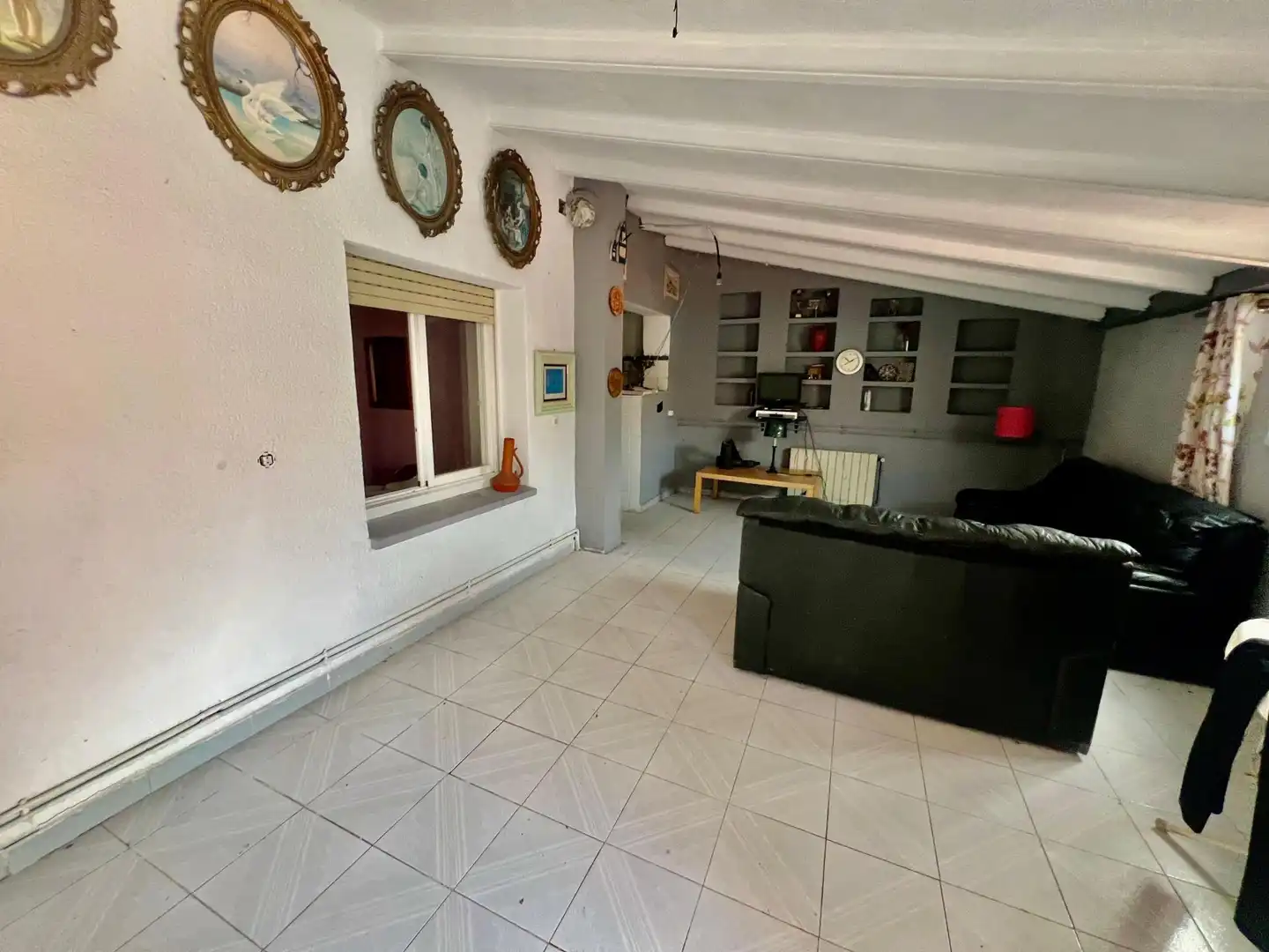 Sala d'estar de Finca rústica en venda en Lliçà d'Amunt amb Aire condicionat, Terrassa i Balcó