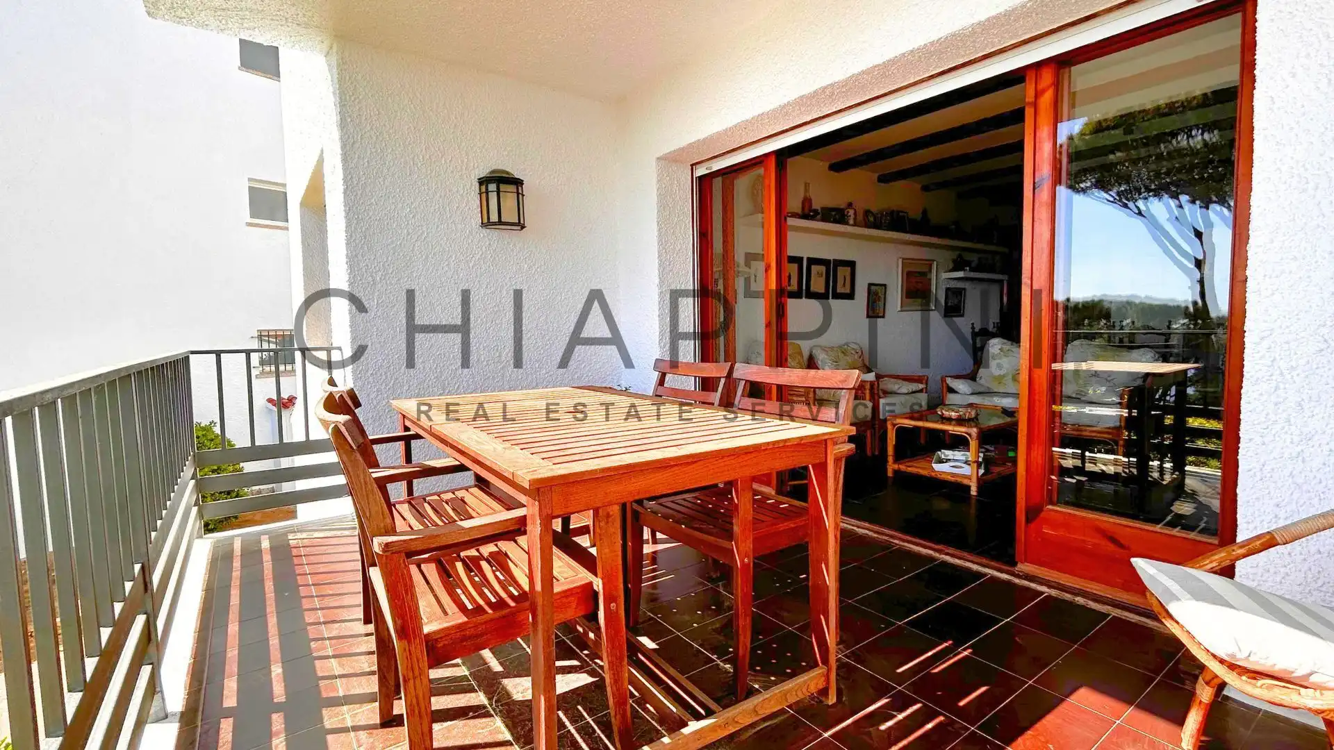 Terraza de Apartamento en venta en Palafrugell con Terraza y Piscina comunitaria