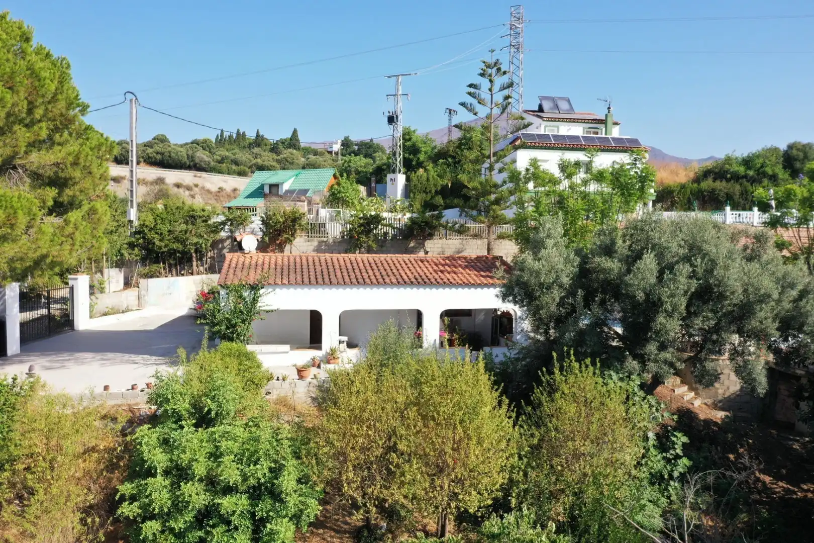 Außenansicht von Country house zum Verkauf in Estepona mit Klimaanlage, Privatgarten und Terrasse