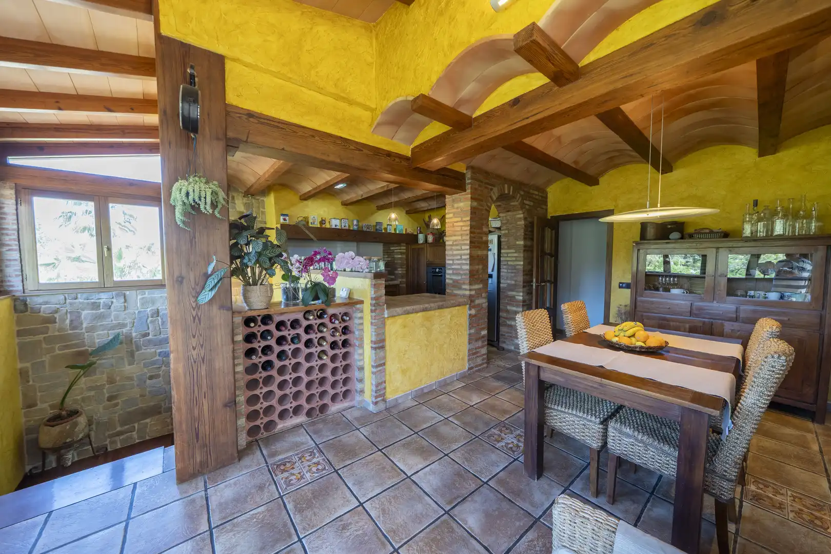 Cocina de Finca rústica en venta en Náquera con Aire acondicionado, Calefacción y Terraza