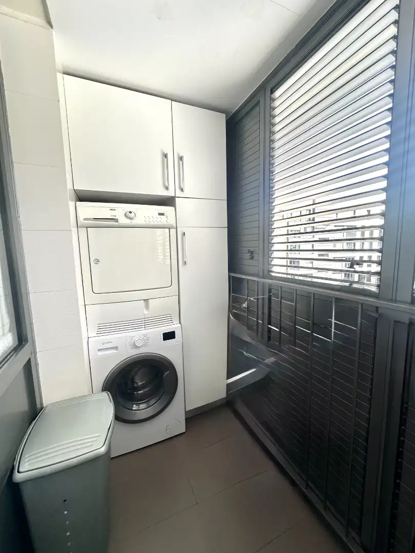 Balcony of Flat for sale in Madrid  with Air Conditioner, Heating and Storage room