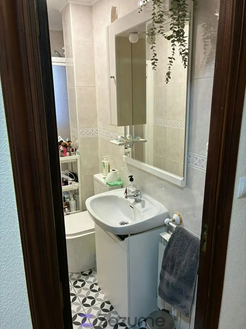 Bathroom of Flat for rent in Valladolid  with Heating, Parquet flooring and Furnished