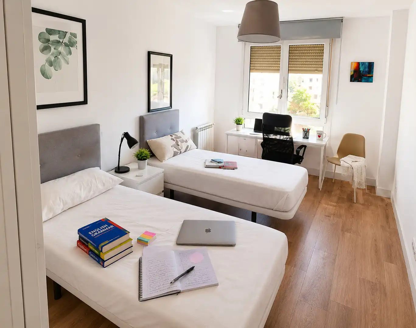 Habitación de Piso de alquiler en Santander con Calefacción, Terraza y Amueblado