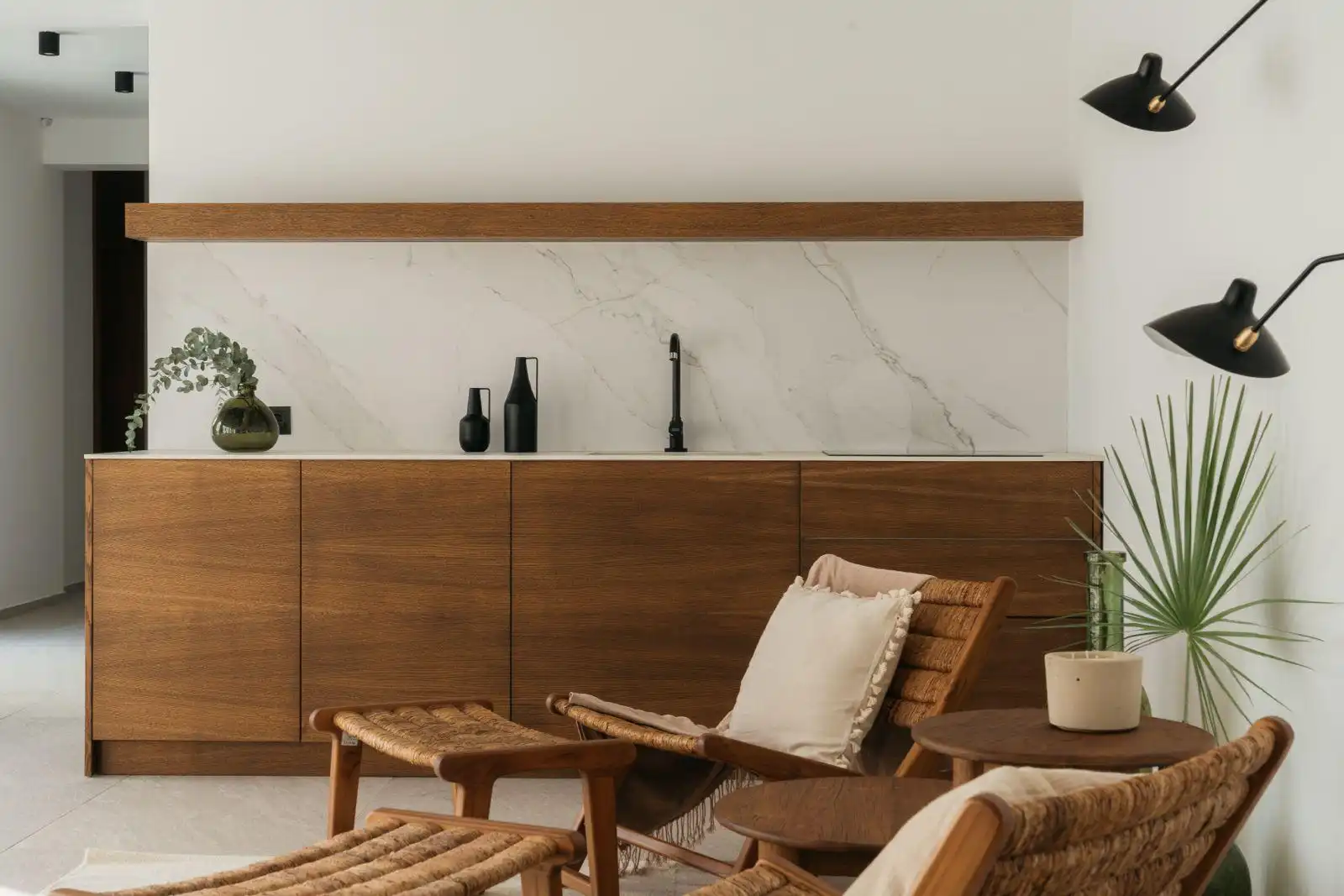 Sala d'estar de Casa o xalet en venda en Benitachell / El Poble Nou de Benitatxell amb Aire condicionat, Jardí privat i Traster
