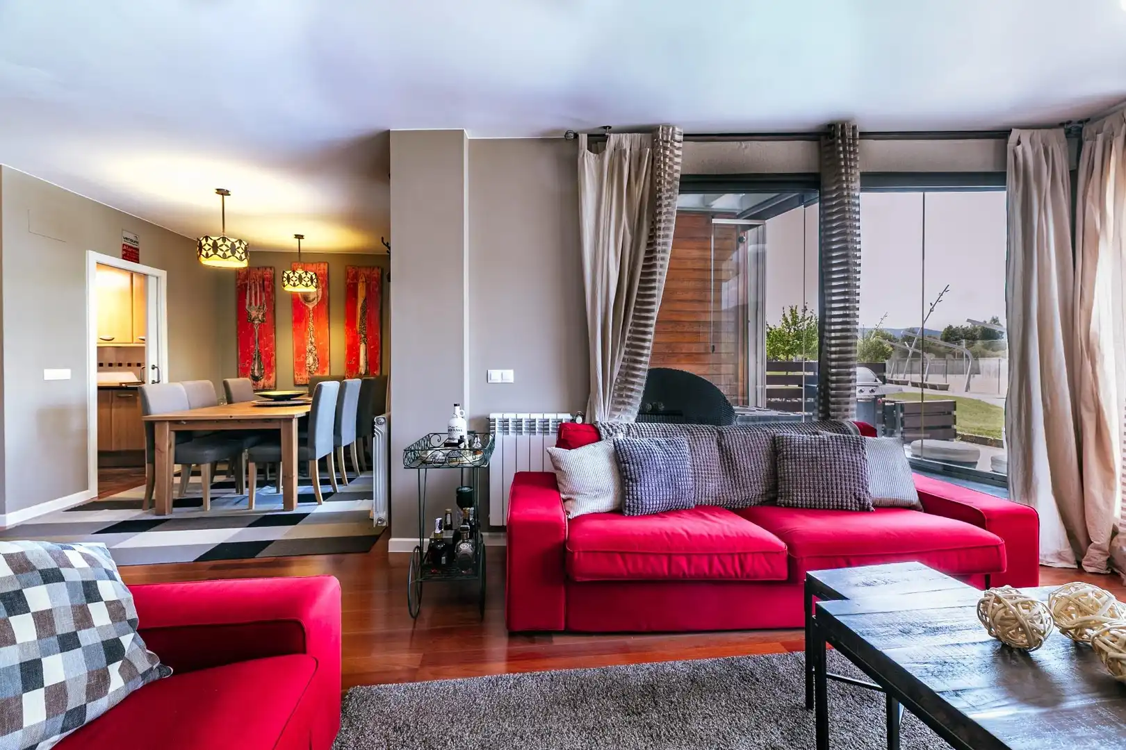 Sala d'estar de Casa o xalet en venda en Sabiñánigo