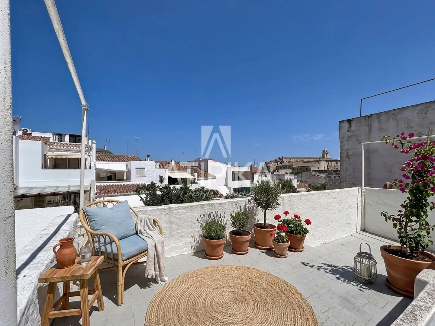 Exterior view of Houses for sale in Maó - Mahón  with Terrace